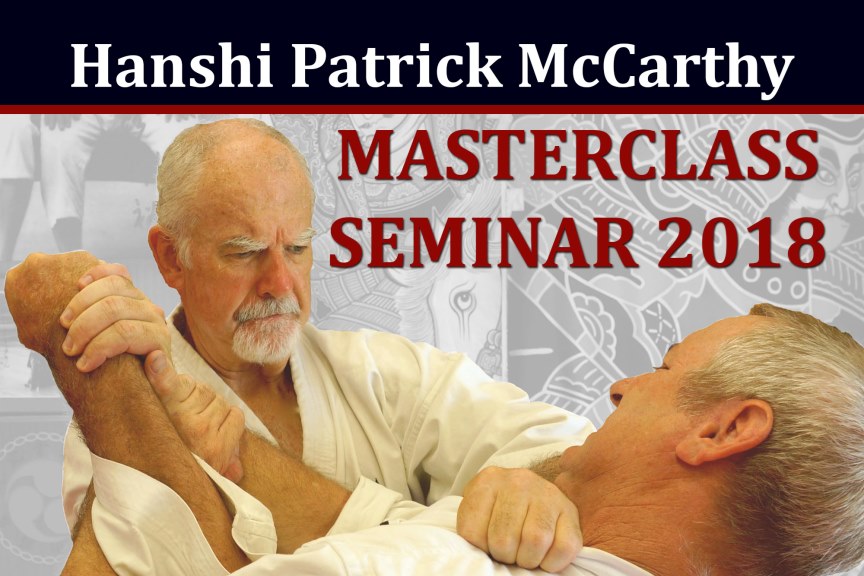 Masterclass Seminar 2018 con Hanshi Patrick McCarthy