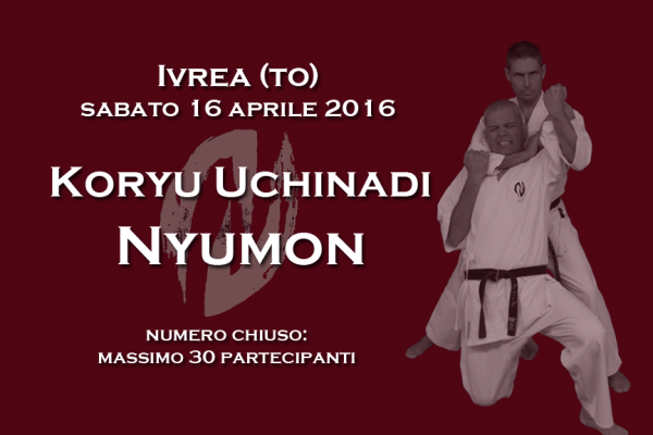 Koryu Uchinadi Nyumon – Seminario a Ivrea 2016