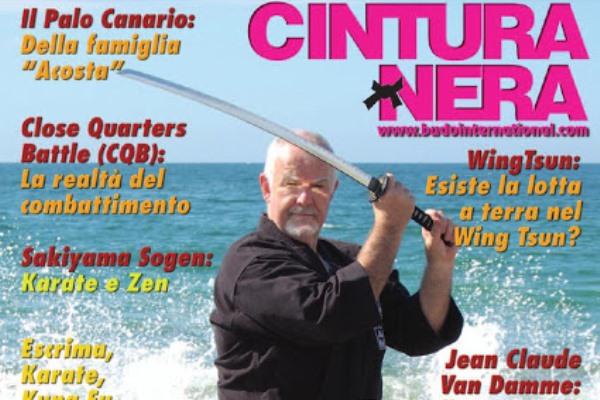 Hanshi McCarthy in copertina su Cintura Nera