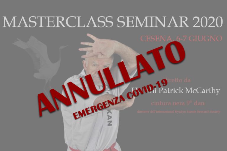 Masterclass Seminar 2020 – ANNULLATO