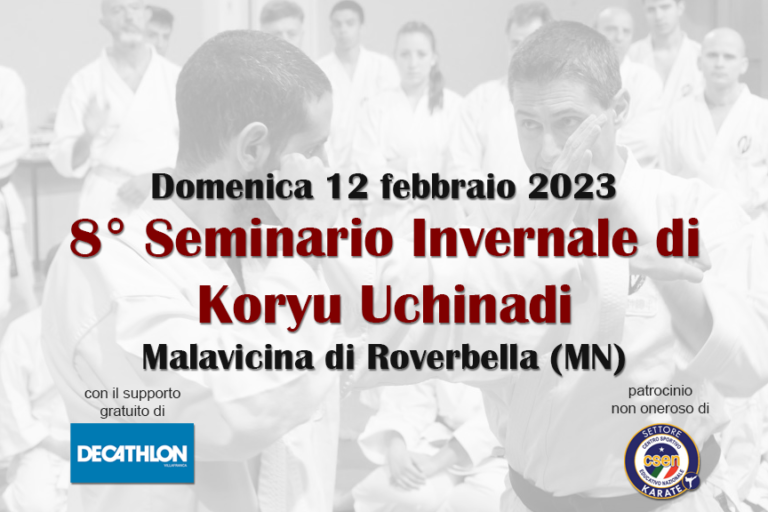 Ottavo Seminario Invernale Koryu Uchinadi