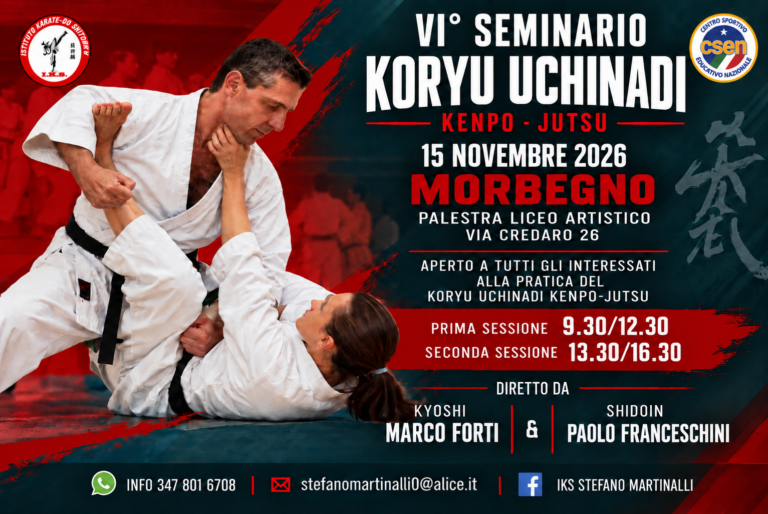 Sesto Seminario di Koryu Uchinadi in Valtellina