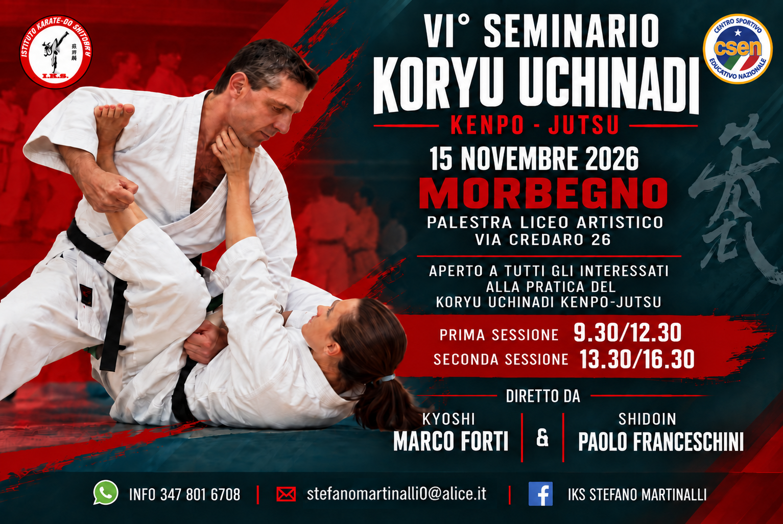 Sesto Seminario di Koryu Uchinadi in Valtellina